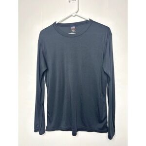 Patagonia Capilene Midweight Shirt Black Size M base layer hiking gorpcore